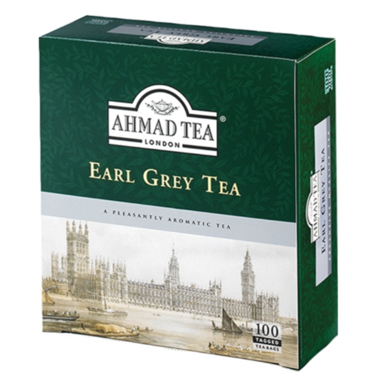 Ahmad Tea Earl Grey Tea 100Tb - Pasha Market