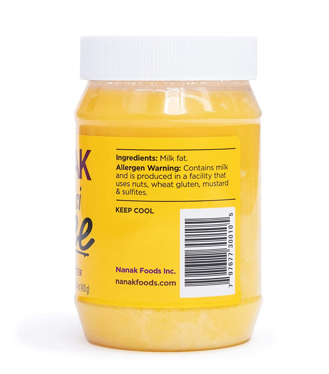 Nanak - Desi Ghee, Clarified Butter 14oz (Case of 12) – Commerce Foods